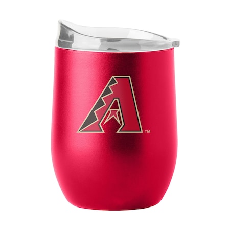 Logo Brands Arizona Diamondbacks 16oz Flipside Powder Coat Curved Beverage 502-S16PB-34